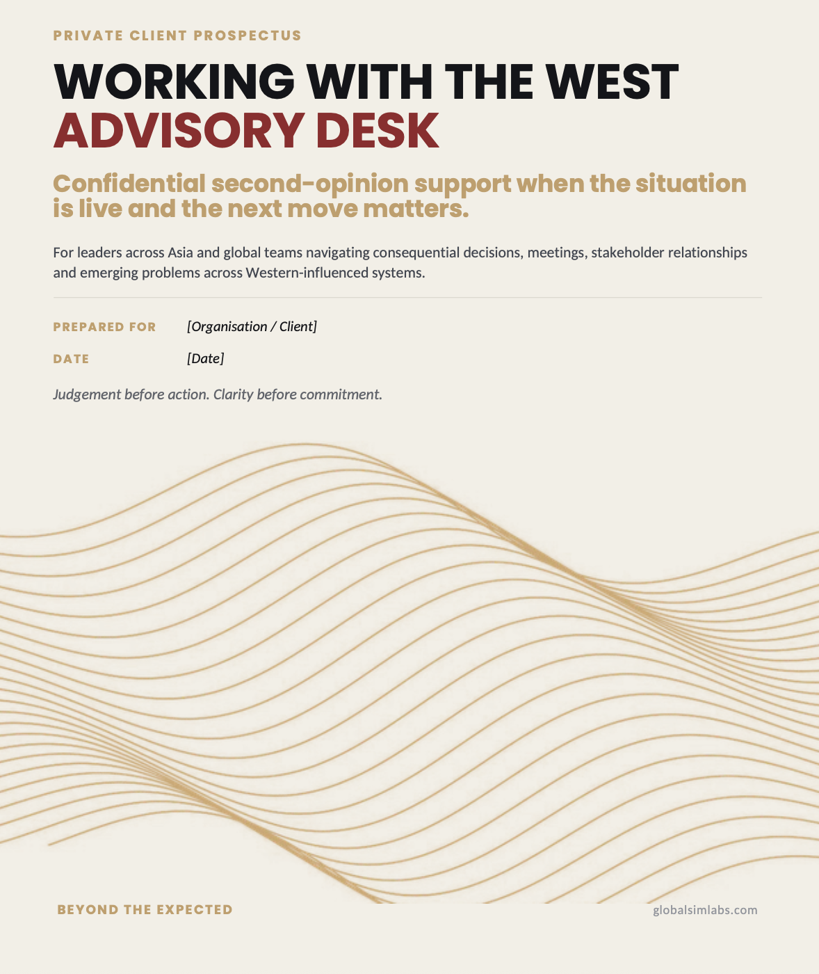 Advisory Cover Advisory Cover